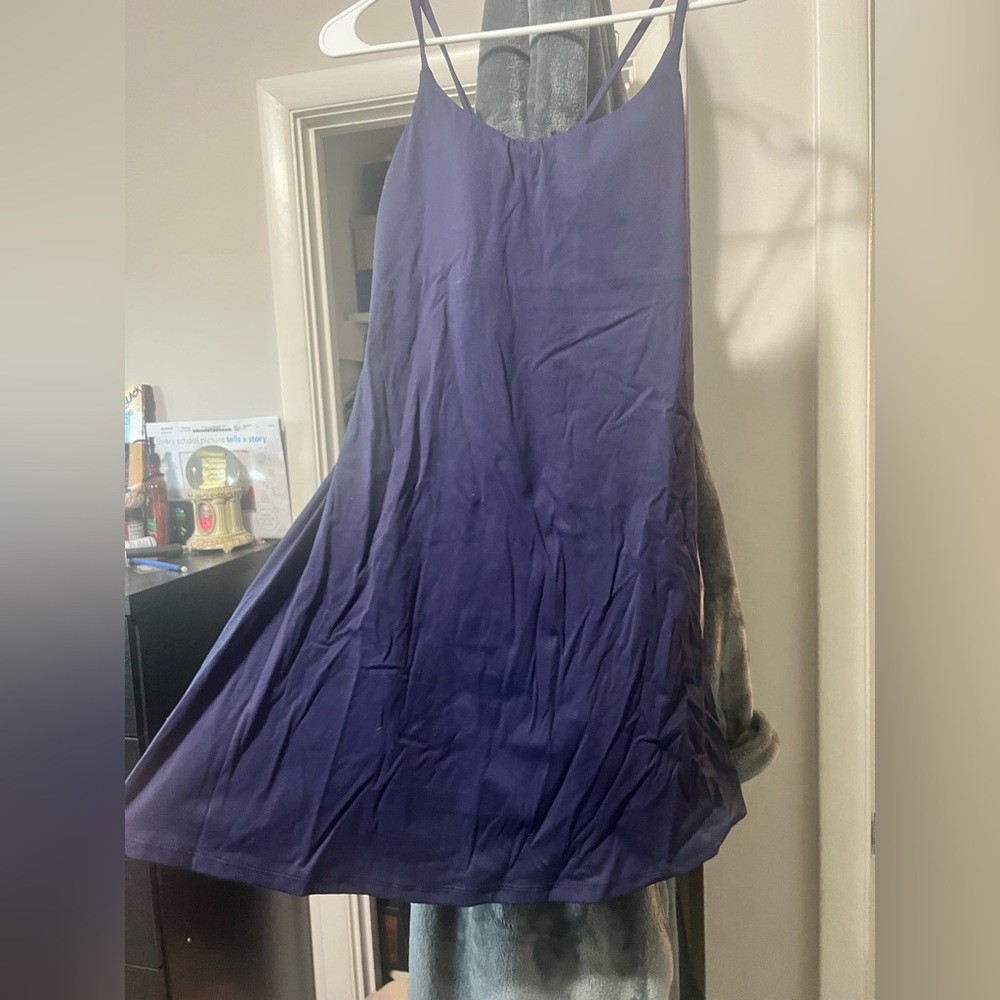 HALARA navy blue dress